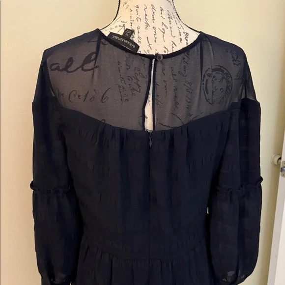 Banana Republic Black Long Sleeve Dress - Picture 9 of 10